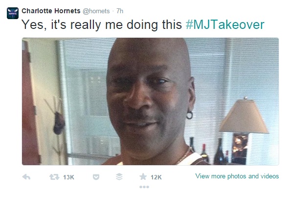 is michael jordan on social media