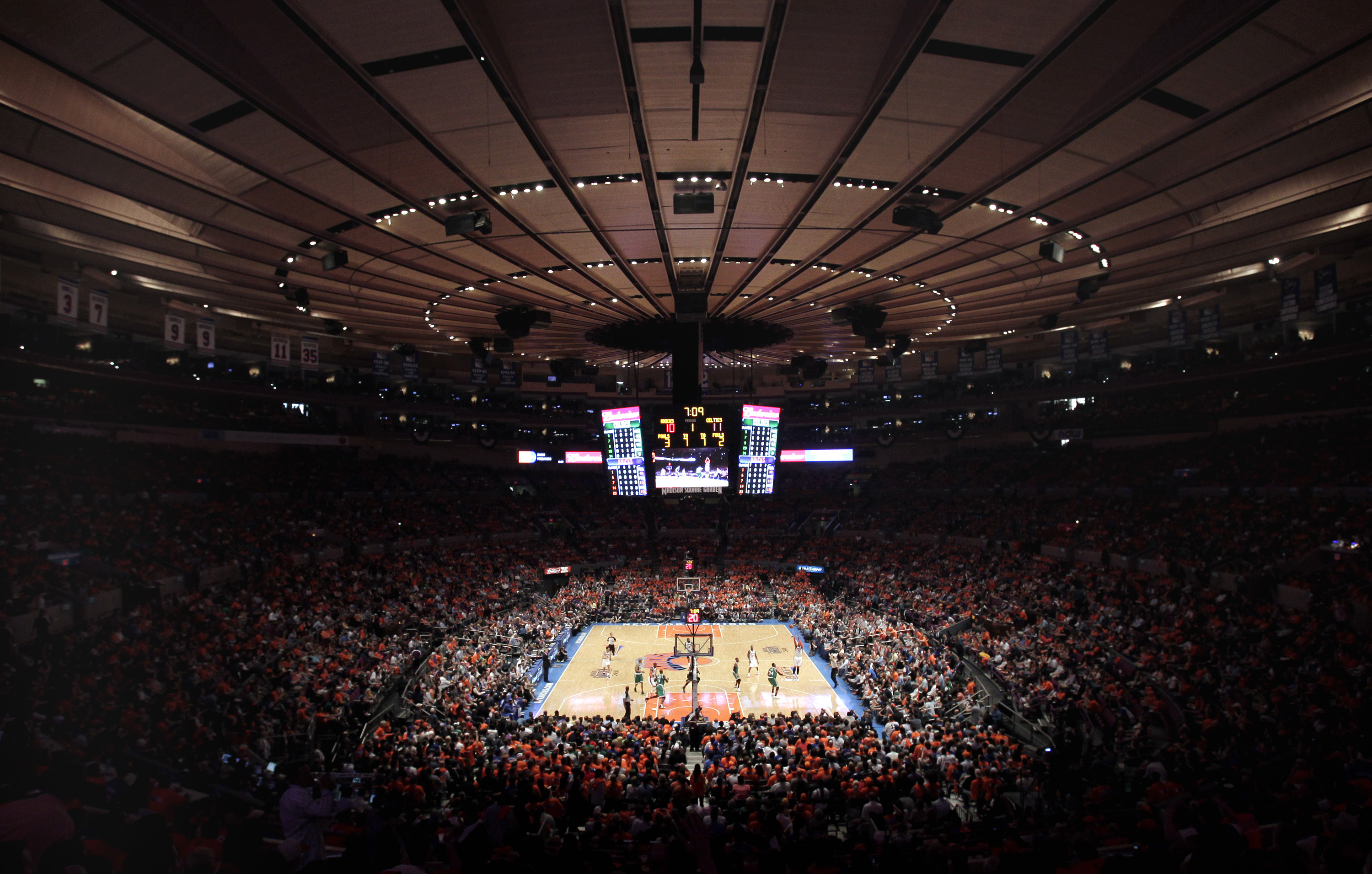 New York Knicks Carmelo Anthony at Madison Square Garden in New York