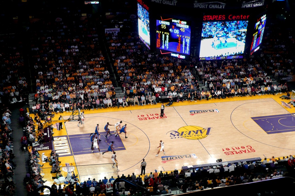 la basketball stadium